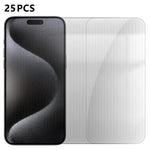 25 pezzi Pellicola protettiva in vetro temperato HD anti-impronta semi-schermo ad alto contenuto di alluminio, For iPhone 18 Pro, For iPhone 18 Pro Max, For iPhone 17 Pro Max, For iPhone 17 Pro, For iPhone 17, For iPhone Air, For iPhone 16 Pro Max     ...
