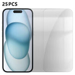 25 pezzi Pellicola protettiva in vetro temperato HD anti-impronta semi-schermo ad alto contenuto di alluminio, For iPhone 18 Pro, For iPhone 18 Pro Max, For iPhone 17 Pro Max, For iPhone 17 Pro, For iPhone 17, For iPhone Air, For iPhone 16 Pro Max     ...