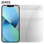 25 pezzi Pellicola protettiva in vetro temperato HD anti-impronta semi-schermo ad alto contenuto di alluminio, For iPhone 18 Pro, For iPhone 18 Pro Max, For iPhone 17 Pro Max, For iPhone 17 Pro, For iPhone 17, For iPhone Air, For iPhone 16 Pro Max     ...