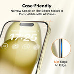 25 pezzi Pellicola protettiva in vetro temperato HD anti-impronta semi-schermo ad alto contenuto di alluminio, For iPhone 11 Pro Max, For iPhone 11, For iPhone 11 Pro, For iPhone XS, For iPhone XR, For iPhone XS Max, For iPhone X, For iPhone 8 Plus    ...