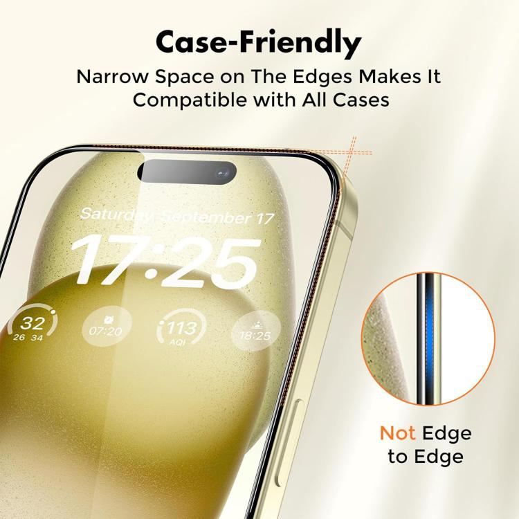 25 pezzi Pellicola protettiva in vetro temperato HD anti-impronta semi-schermo ad alto contenuto di alluminio, For iPhone 11 Pro Max, For iPhone 11, For iPhone 11 Pro, For iPhone XS, For iPhone XR, For iPhone XS Max, For iPhone X, For iPhone 8 Plus    ...