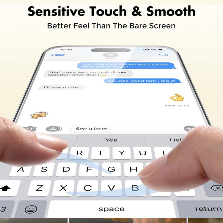 25 pezzi Pellicola protettiva in vetro temperato HD anti-impronta semi-schermo ad alto contenuto di alluminio, For iPhone 11 Pro Max, For iPhone 11, For iPhone 11 Pro, For iPhone XS, For iPhone XR, For iPhone XS Max, For iPhone X, For iPhone 8 Plus    ...