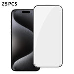 25 pezzi Pellicola in vetro temperato HD serigrafata ad alta densità di alluminio con copertura completa e anti-impronta, For iPhone 18 Pro, For iPhone 18 Pro Max, For iPhone 17 Pro Max, For iPhone 17 Pro, For iPhone 17, For iPhone Air                 ...