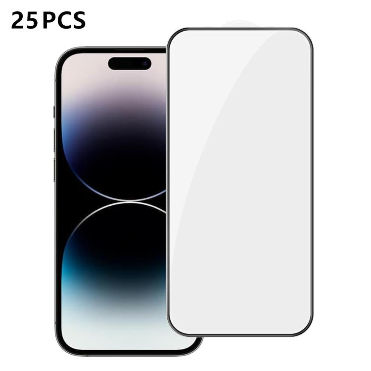 25 pezzi Pellicola in vetro temperato HD serigrafata ad alta densità di alluminio con copertura completa e anti-impronta, For iPhone 18 Pro, For iPhone 18 Pro Max, For iPhone 17 Pro Max, For iPhone 17 Pro, For iPhone 17, For iPhone Air                 ...