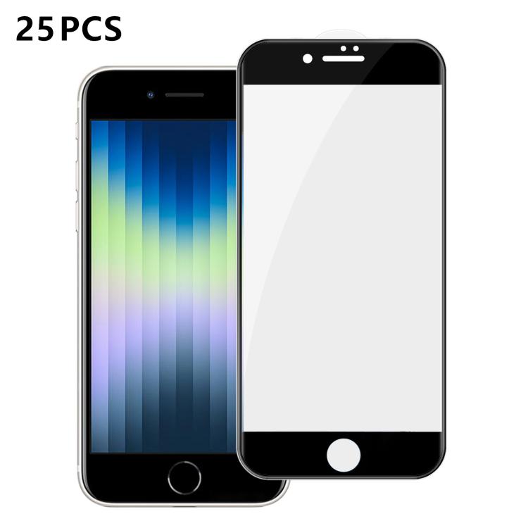 25 pezzi Pellicola in vetro temperato HD serigrafata ad alta densità di alluminio con copertura completa e anti-impronta, For iPhone 11 Pro Max, For iPhone 11, For iPhone 11 Pro, For iPhone XS, For iPhone XR, For iPhone XS Max, For iPhone X            ...