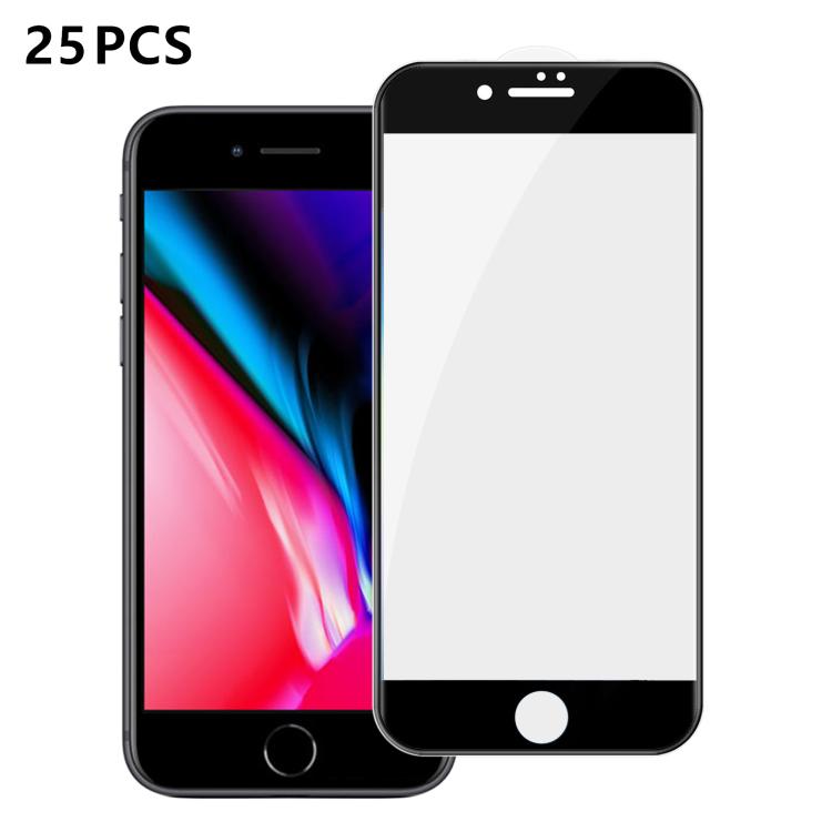 25 pezzi Pellicola in vetro temperato HD serigrafata ad alta densità di alluminio con copertura completa e anti-impronta, For iPhone 11 Pro Max, For iPhone 11, For iPhone 11 Pro, For iPhone XS, For iPhone XR, For iPhone XS Max, For iPhone X            ...