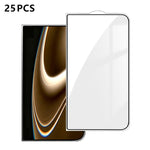 25 pezzi Pellicola in vetro temperato HD serigrafata ad alta densità di alluminio con copertura completa e anti-impronta, For iPhone 18 Pro, For iPhone 18 Pro Max, For iPhone 17 Pro Max, For iPhone 17 Pro, For iPhone 17, For iPhone Air                 ...