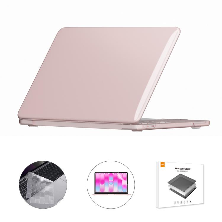 ENKAY US Versione 3 in 1 Custodia protettiva in cristallo con pellicola in TPU per tastiera e protezione schermo in PET, For MacBook Neo 13 inch 2026 (A3404) 256G, For MacBook Neo 13 inch 2026 (A3404) 512G