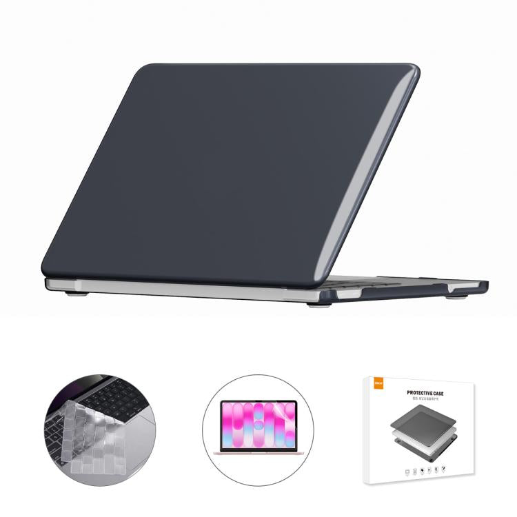Custodia protettiva ENKAY EU 3 in 1 in cristallo con pellicola in TPU per tastiera e protezione per lo schermo in PET., For MacBook Neo 13 inch 2026 (A3404) 256G, For MacBook Neo 13 inch 2026 (A3404) 512G