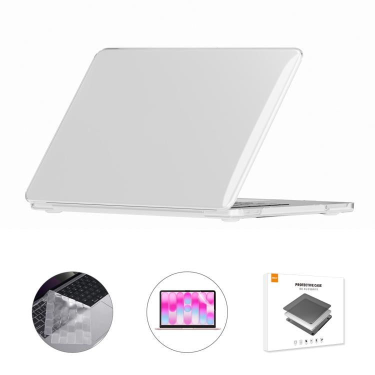 Custodia protettiva ENKAY EU 3 in 1 in cristallo con pellicola in TPU per tastiera e protezione per lo schermo in PET., For MacBook Neo 13 inch 2026 (A3404) 256G, For MacBook Neo 13 inch 2026 (A3404) 512G
