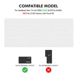 Custodia protettiva opaca 3 in 1 ENKAY versione UE con pellicola in TPU per tastiera e protezione per lo schermo in PET., For MacBook Neo 13 inch 2026 (A3404) 256G, For MacBook Neo 13 inch 2026 (A3404) 512G