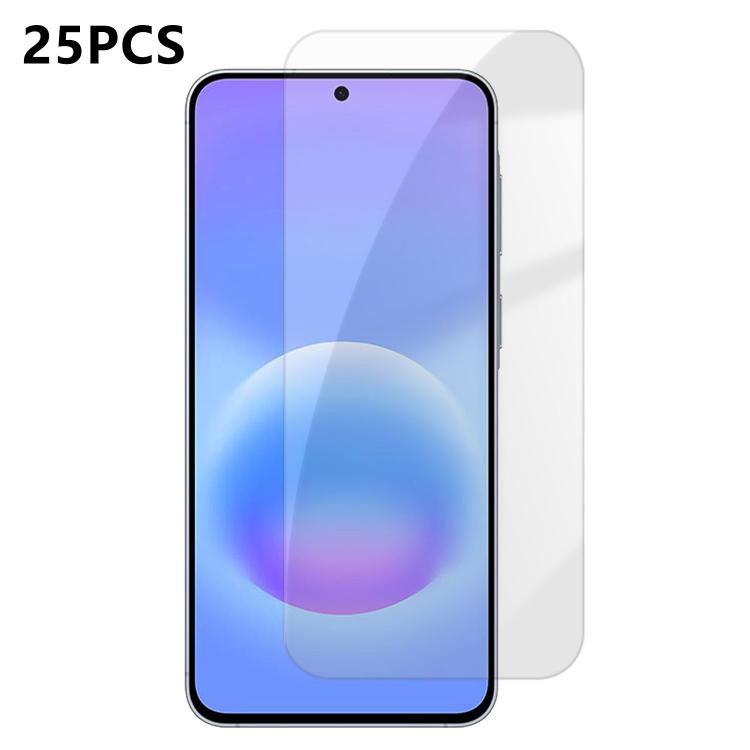 25 pezzi Pellicola protettiva in vetro temperato HD anti-impronta semi-schermo ad alto contenuto di alluminio, For Galaxy M47 5G, For Galaxy S26+ 5G, For Galaxy S26 Ultra 5G, For Galaxy S26 5G, For Galaxy A57 5G, For Galaxy A37 5G, For Galaxy A27 5G   ...