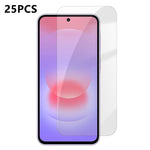 25 pezzi Pellicola protettiva in vetro temperato HD anti-impronta semi-schermo ad alto contenuto di alluminio, For Galaxy M47 5G, For Galaxy S26+ 5G, For Galaxy S26 Ultra 5G, For Galaxy S26 5G, For Galaxy A57 5G, For Galaxy A37 5G, For Galaxy A27 5G   ...