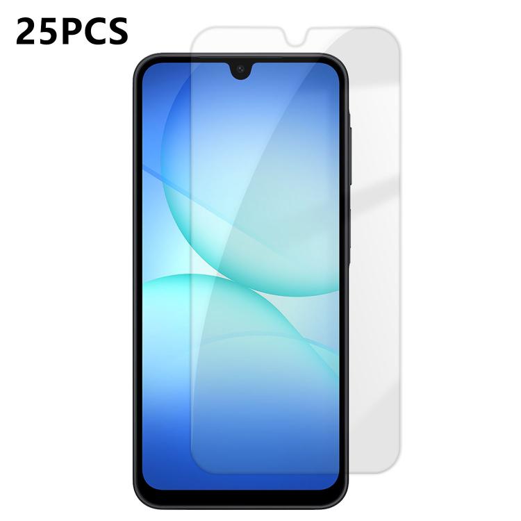 25 pezzi Pellicola protettiva in vetro temperato HD anti-impronta semi-schermo ad alto contenuto di alluminio, For Galaxy M47 5G, For Galaxy S26+ 5G, For Galaxy S26 Ultra 5G, For Galaxy S26 5G, For Galaxy A57 5G, For Galaxy A37 5G, For Galaxy A27 5G   ...