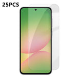 25 pezzi Pellicola protettiva in vetro temperato HD anti-impronta semi-schermo ad alto contenuto di alluminio, For Galaxy M47 5G, For Galaxy S26+ 5G, For Galaxy S26 Ultra 5G, For Galaxy S26 5G, For Galaxy A57 5G, For Galaxy A37 5G, For Galaxy A27 5G   ...