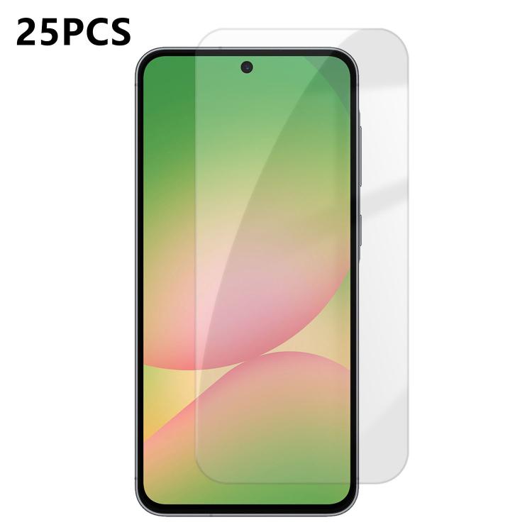 25 pezzi Pellicola protettiva in vetro temperato HD anti-impronta semi-schermo ad alto contenuto di alluminio, For Galaxy M47 5G, For Galaxy S26+ 5G, For Galaxy S26 Ultra 5G, For Galaxy S26 5G, For Galaxy A57 5G, For Galaxy A37 5G, For Galaxy A27 5G   ...