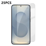 25 pezzi Pellicola protettiva in vetro temperato HD anti-impronta semi-schermo ad alto contenuto di alluminio, For Galaxy M47 5G, For Galaxy S26+ 5G, For Galaxy S26 Ultra 5G, For Galaxy S26 5G, For Galaxy A57 5G, For Galaxy A37 5G, For Galaxy A27 5G   ...