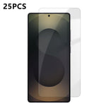 25 pezzi Pellicola protettiva in vetro temperato HD anti-impronta semi-schermo ad alto contenuto di alluminio, For Galaxy M47 5G, For Galaxy S26+ 5G, For Galaxy S26 Ultra 5G, For Galaxy S26 5G, For Galaxy A57 5G, For Galaxy A37 5G, For Galaxy A27 5G   ...