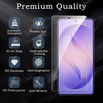 25 pezzi Pellicola protettiva in vetro temperato HD anti-impronta semi-schermo ad alto contenuto di alluminio, For Galaxy A18 4G / 5G, For Galaxy A07 4G / 5G, For Galaxy A06 4G / 5G, For Galaxy A16