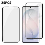 25 pezzi Pellicola in vetro temperato HD serigrafata ad alta densità di alluminio con copertura completa e anti-impronta, For Galaxy A08 4G / 5G, For Galaxy A18 4G / 5G, For Galaxy M47 5G, For Galaxy Z Fold8 5G Outer Screen                             ...