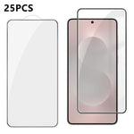 25 pezzi Pellicola in vetro temperato HD serigrafata ad alta densità di alluminio con copertura completa e anti-impronta, For Galaxy A08 4G / 5G, For Galaxy A18 4G / 5G, For Galaxy M47 5G, For Galaxy Z Fold8 5G Outer Screen                             ...