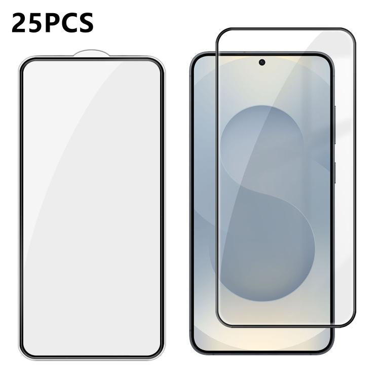 25 pezzi Pellicola in vetro temperato HD serigrafata ad alta densità di alluminio con copertura completa e anti-impronta, For Galaxy A08 4G / 5G, For Galaxy A18 4G / 5G, For Galaxy M47 5G, For Galaxy Z Fold8 5G Outer Screen                             ...