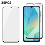 25 pezzi Pellicola in vetro temperato HD serigrafata ad alta densità di alluminio con copertura completa e anti-impronta, For Galaxy A08 4G / 5G, For Galaxy A18 4G / 5G, For Galaxy M47 5G, For Galaxy Z Fold8 5G Outer Screen                             ...