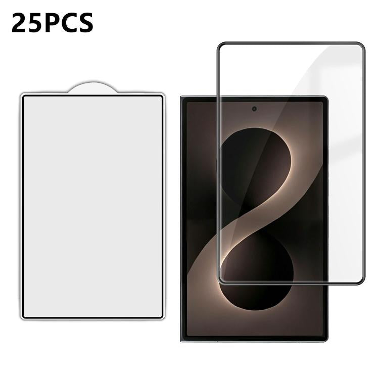 25 pezzi Pellicola in vetro temperato HD serigrafata ad alta densità di alluminio con copertura completa e anti-impronta, For Galaxy A08 4G / 5G, For Galaxy A18 4G / 5G, For Galaxy M47 5G, For Galaxy Z Fold8 5G Outer Screen                             ...