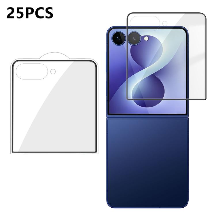 25 pezzi Pellicola in vetro temperato HD serigrafata ad alta densità di alluminio con copertura completa e anti-impronta, For Galaxy A08 4G / 5G, For Galaxy A18 4G / 5G, For Galaxy M47 5G, For Galaxy Z Fold8 5G Outer Screen                             ...