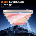 25 pezzi Pellicola in vetro temperato HD serigrafata ad alta densità di alluminio con copertura completa e anti-impronta, For Galaxy A08 4G / 5G, For Galaxy A18 4G / 5G, For Galaxy M47 5G, For Galaxy Z Fold8 5G Outer Screen                             ...