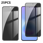 25 pezzi Pellicola in vetro temperato anti-impronta serigrafata ad alta copertura in alluminio per la privacy, For Galaxy A08 4G / 5G, For Galaxy A18 4G / 5G, For Galaxy M47 5G, For Galaxy Z Fold8 5G Outer Screen, For Galaxy Z Fold8 Ultra 5G Outer Scre...