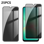 25 pezzi Pellicola in vetro temperato anti-impronta serigrafata ad alta copertura in alluminio per la privacy, For Galaxy A08 4G / 5G, For Galaxy A18 4G / 5G, For Galaxy M47 5G, For Galaxy Z Fold8 5G Outer Screen, For Galaxy Z Fold8 Ultra 5G Outer Scre...