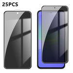 25 pezzi Pellicola in vetro temperato anti-impronta serigrafata ad alta copertura in alluminio per la privacy, For Galaxy A08 4G / 5G, For Galaxy A18 4G / 5G, For Galaxy M47 5G, For Galaxy Z Fold8 5G Outer Screen, For Galaxy Z Fold8 Ultra 5G Outer Scre...