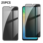 25 pezzi Pellicola in vetro temperato anti-impronta serigrafata ad alta copertura in alluminio per la privacy, For Galaxy A08 4G / 5G, For Galaxy A18 4G / 5G, For Galaxy M47 5G, For Galaxy Z Fold8 5G Outer Screen, For Galaxy Z Fold8 Ultra 5G Outer Scre...