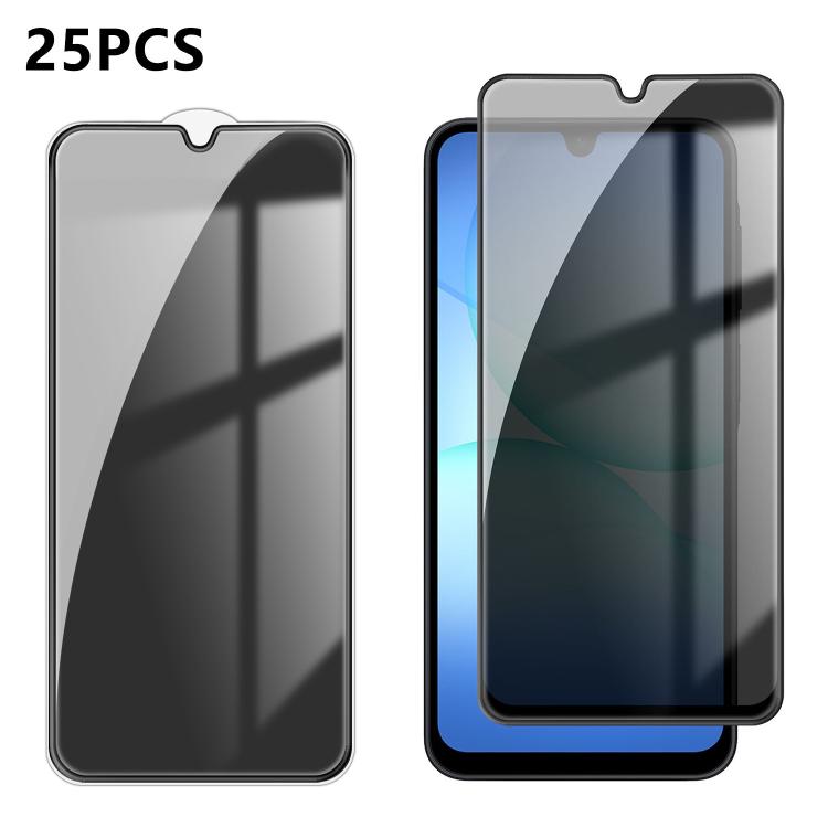 25 pezzi Pellicola in vetro temperato anti-impronta serigrafata ad alta copertura in alluminio per la privacy, For Galaxy A08 4G / 5G, For Galaxy A18 4G / 5G, For Galaxy M47 5G, For Galaxy Z Fold8 5G Outer Screen, For Galaxy Z Fold8 Ultra 5G Outer Scre...