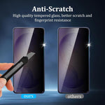25 pezzi Pellicola in vetro temperato anti-impronta serigrafata ad alta copertura in alluminio per la privacy, For Galaxy A08 4G / 5G, For Galaxy A18 4G / 5G, For Galaxy M47 5G, For Galaxy Z Fold8 5G Outer Screen, For Galaxy Z Fold8 Ultra 5G Outer Scre...
