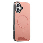 Cover posteriore magnetica in tessuto PU per telefono, For iPhone 16 Plus, For iPhone 16, For iPhone 15 Pro Max