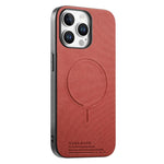 Cover posteriore magnetica in tessuto PU per telefono, For iPhone 15 Pro, For iPhone 15 Plus, For iPhone 15