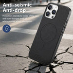 Cover posteriore magnetica in tessuto PU per telefono, For iPhone 15 Pro, For iPhone 15 Plus, For iPhone 15