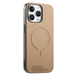 Cover posteriore magnetica in tessuto PU per telefono, For iPhone 16 Plus, For iPhone 16, For iPhone 15 Pro Max