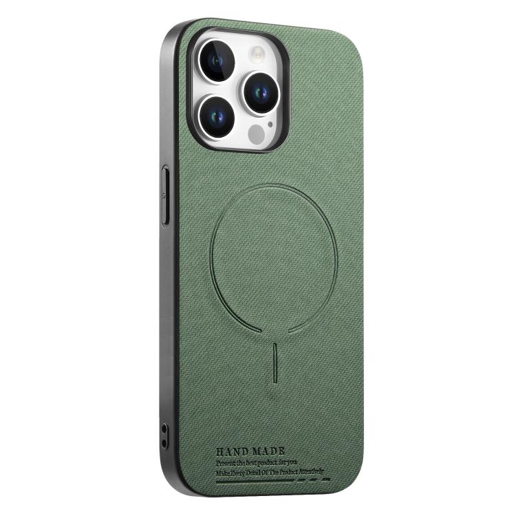 Cover posteriore magnetica in tessuto PU per telefono, For  iPhone 14 Plus, For iPhone 14, For iPhone 14 Pro