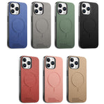 Cover posteriore magnetica in tessuto PU per telefono, For iPhone 17, For iPhone 16 Pro Max, For iPhone 16 Pro