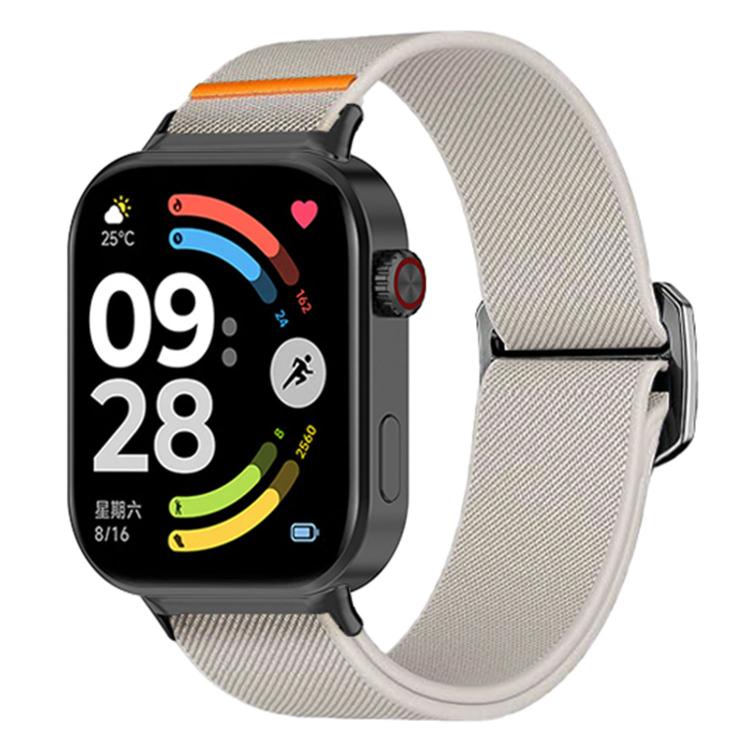 Cinturino elastico in nylon con fibbia a perline e cinturino per orologio., For Xiaomi Band  10 Pro / Redmi Watch 6 / 5
