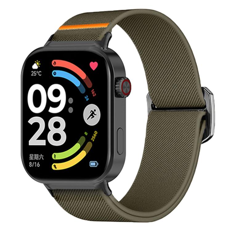 Cinturino elastico in nylon con fibbia a perline e cinturino per orologio., For Xiaomi Band  10 Pro / Redmi Watch 6 / 5