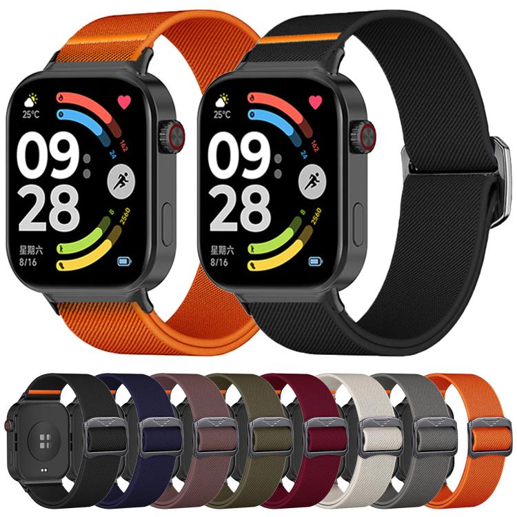 Cinturino elastico in nylon con fibbia a perline e cinturino per orologio., For Xiaomi Band  10 Pro / Redmi Watch 6 / 5