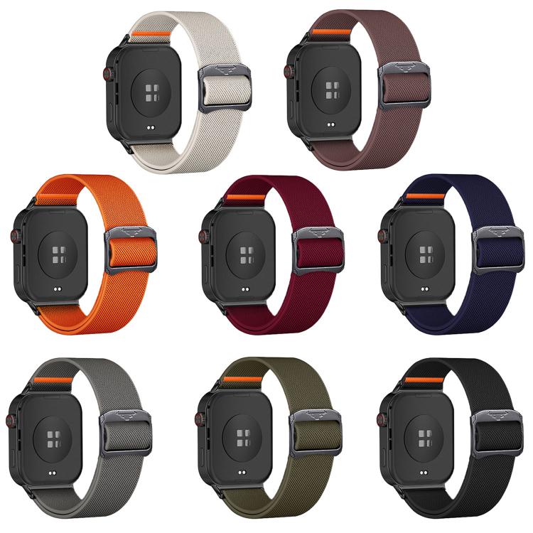Cinturino elastico in nylon con fibbia a perline e cinturino per orologio., For Xiaomi Band  10 Pro / Redmi Watch 6 / 5
