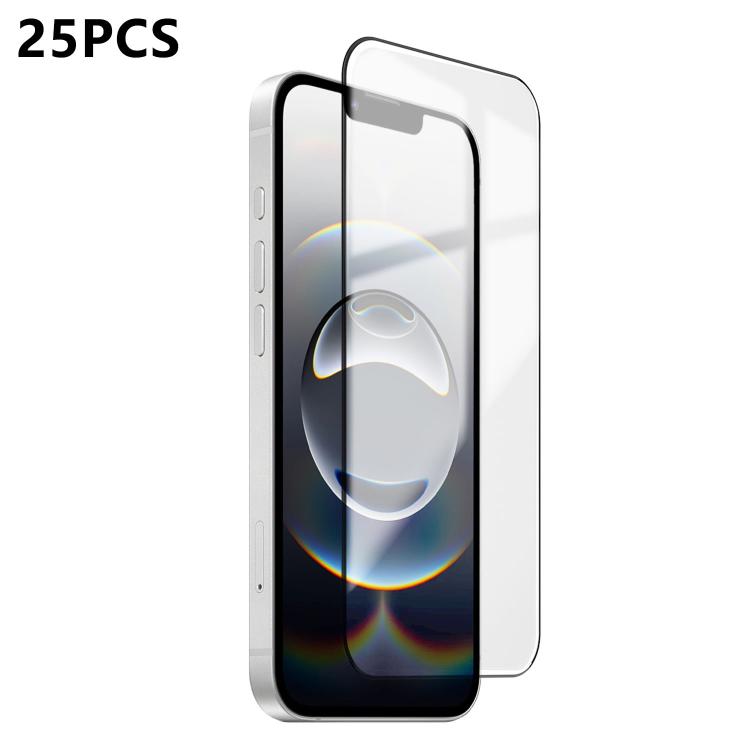 25 pezzi Pellicola in vetro temperato ad alto contenuto di allumina, ultra sottile, serigrafata HD ad ultrasuoni, con adesivo completo., For iPhone 17e / 16e, For iPhone 17 Pro Max, For iPhone 17 Pro, For iPhone 17, For iPhone Air, For iPhone 16 Pro Ma...