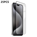 25 pezzi Pellicola in vetro temperato ad alto contenuto di allumina, ultra sottile, serigrafata HD ad ultrasuoni, con adesivo completo., For iPhone 17e / 16e, For iPhone 17 Pro Max, For iPhone 17 Pro, For iPhone 17, For iPhone Air, For iPhone 16 Pro Ma...
