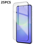 25 pezzi Pellicola in vetro temperato ad alto contenuto di allumina, ultra sottile, serigrafata HD ad ultrasuoni, con adesivo completo., For Samsung Galaxy A57 5G, For Samsung Galaxy A37 5G, For Samsung Galaxy A27 5G, For Samsung Galaxy S25 Edge 5G    ...