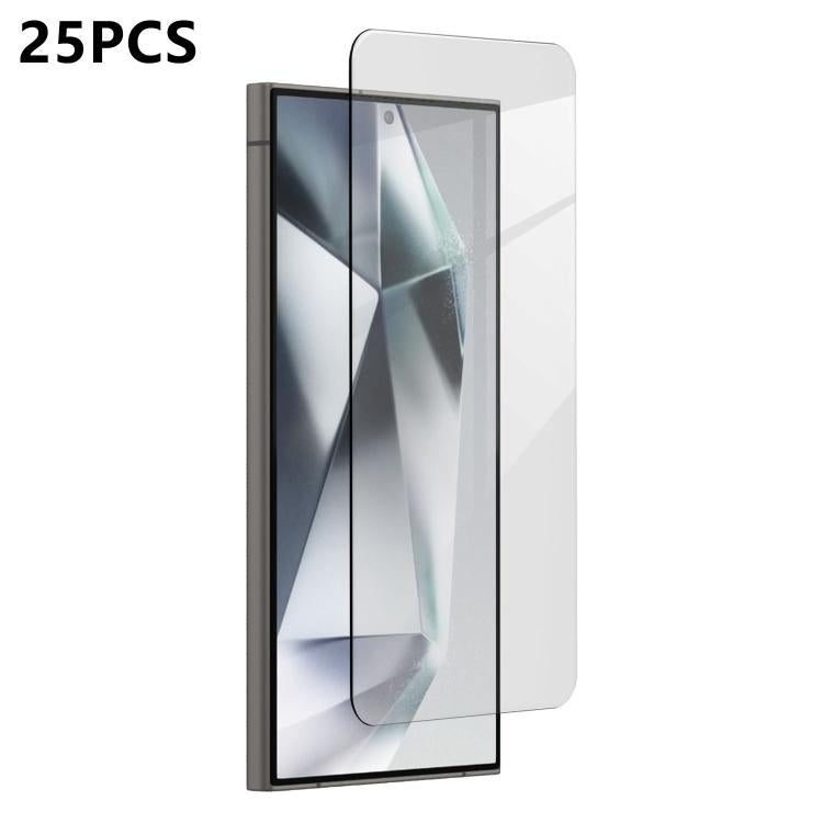 25 pezzi Pellicola in vetro temperato HD curva 3D semi-schermo senza bordo bianco ad alto contenuto di allumina con adesivo completo, For Samsung Galaxy A57 5G, For Samsung Galaxy A37 5G, For Samsung Galaxy A27 5G, For Samsung Galaxy S25 Edge 5G       ...